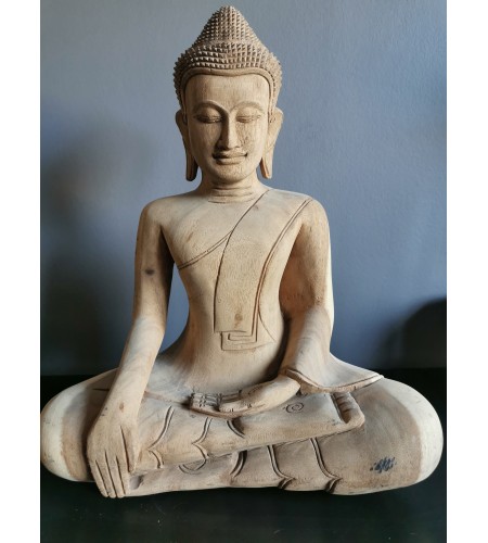 Bouddha naturel en position du lotus